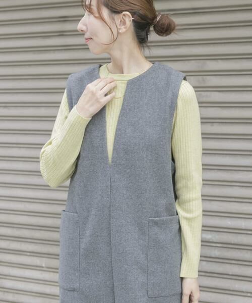 URBAN RESEARCH ITEMS / アーバンリサーチ アイテムズ ニット・セーター | 『洗濯可』フワフワクルーネックリブニット | 詳細6