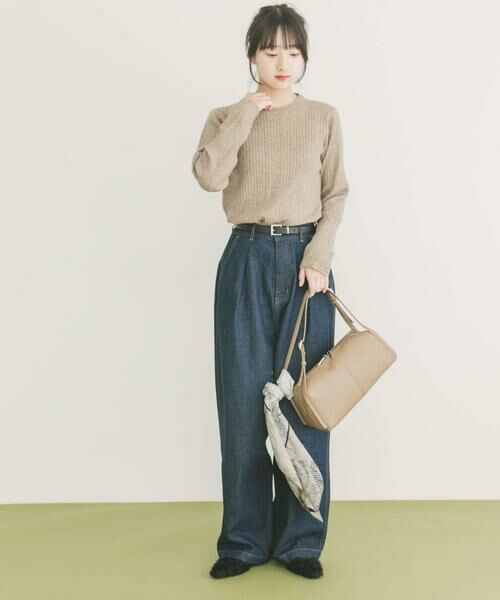 URBAN RESEARCH ITEMS / アーバンリサーチ アイテムズ ニット・セーター | 『洗濯可』フワフワクルーネックリブニット | 詳細22