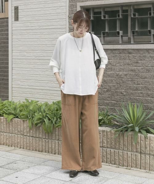 URBAN RESEARCH ITEMS / アーバンリサーチ アイテムズ シャツ・ブラウス | リブドルマンブラウス | 詳細13