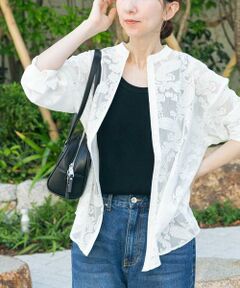 URBAN RESEARCH ITEMS / アーバンリサーチ アイテムズ シャツ・ブラウス | ペイズリーレースバンドカラーシャツ