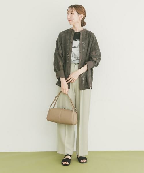 URBAN RESEARCH ITEMS / アーバンリサーチ アイテムズ シャツ・ブラウス | ペイズリーレースバンドカラーシャツ | 詳細3