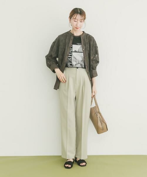 URBAN RESEARCH ITEMS / アーバンリサーチ アイテムズ シャツ・ブラウス | ペイズリーレースバンドカラーシャツ | 詳細5