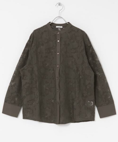 URBAN RESEARCH ITEMS / アーバンリサーチ アイテムズ シャツ・ブラウス | ペイズリーレースバンドカラーシャツ | 詳細6