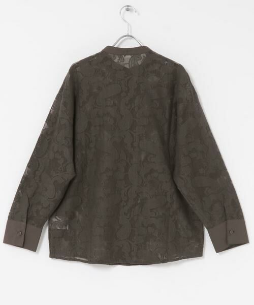 URBAN RESEARCH ITEMS / アーバンリサーチ アイテムズ シャツ・ブラウス | ペイズリーレースバンドカラーシャツ | 詳細7