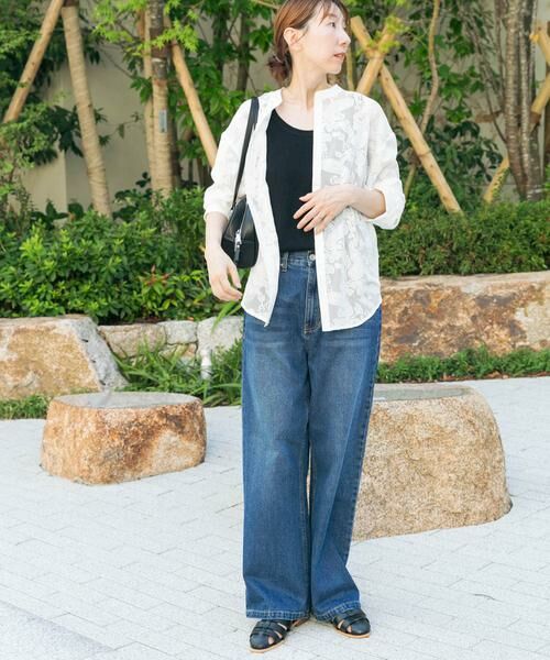 URBAN RESEARCH ITEMS / アーバンリサーチ アイテムズ シャツ・ブラウス | ペイズリーレースバンドカラーシャツ | 詳細14