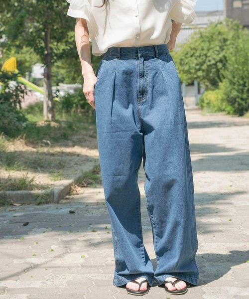 URBAN RESEARCH ITEMS / アーバンリサーチ アイテムズ デニムパンツ | ウエストタックデニムパンツ | 詳細2