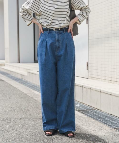 URBAN RESEARCH ITEMS / アーバンリサーチ アイテムズ デニムパンツ | ウエストタックデニムパンツ | 詳細7