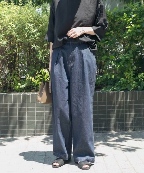 URBAN RESEARCH ITEMS / アーバンリサーチ アイテムズ デニムパンツ | ウエストタックデニムパンツ | 詳細21