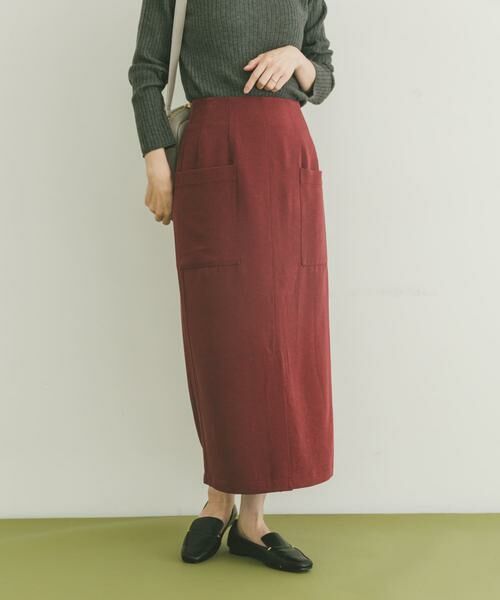 URBAN RESEARCH ITEMS / アーバンリサーチ アイテムズ スカート | パイルポンチポケットタイトスカート | 詳細1