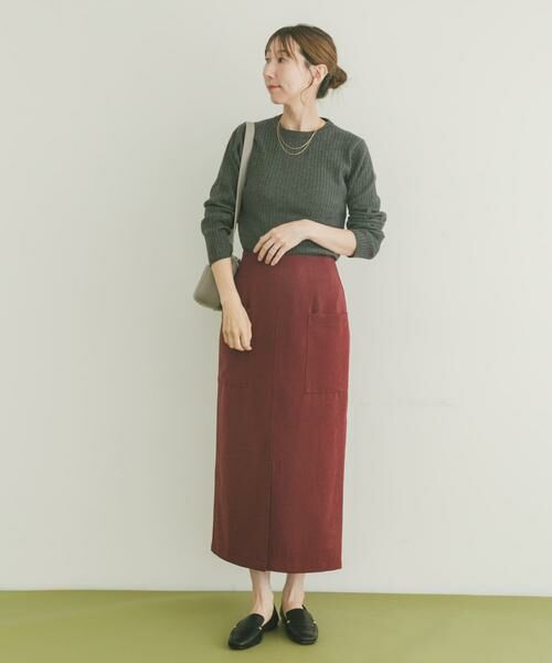 URBAN RESEARCH ITEMS / アーバンリサーチ アイテムズ スカート | パイルポンチポケットタイトスカート | 詳細3