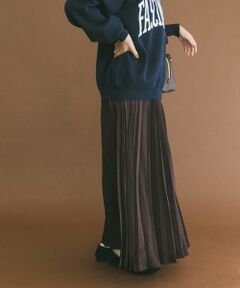 URBAN RESEARCH ITEMS / アーバンリサーチ アイテムズ スカート | サテンプリーツスカート