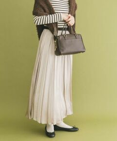 URBAN RESEARCH ITEMS / アーバンリサーチ アイテムズ スカート | サテンプリーツスカート