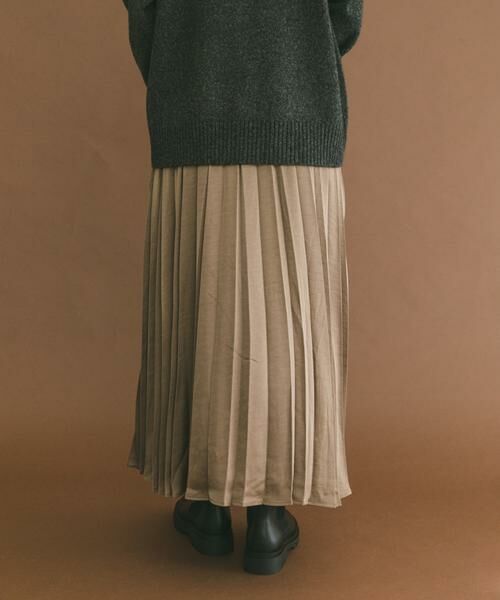 URBAN RESEARCH ITEMS / アーバンリサーチ アイテムズ スカート | サテンプリーツスカート | 詳細1