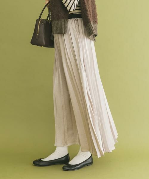 URBAN RESEARCH ITEMS / アーバンリサーチ アイテムズ スカート | サテンプリーツスカート | 詳細19