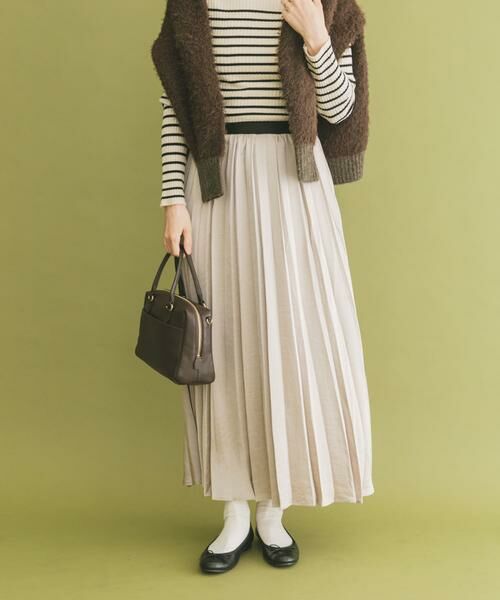 URBAN RESEARCH ITEMS / アーバンリサーチ アイテムズ スカート | サテンプリーツスカート | 詳細21