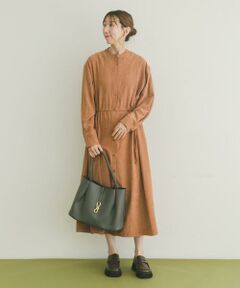 URBAN RESEARCH ITEMS / アーバンリサーチ アイテムズ ワンピース | 『イージーケア』ウエストギャザーロングスリーブワンピース