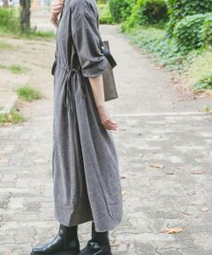 URBAN RESEARCH ITEMS / アーバンリサーチ アイテムズ ワンピース | 『イージーケア』ウエストギャザーロングスリーブワンピース