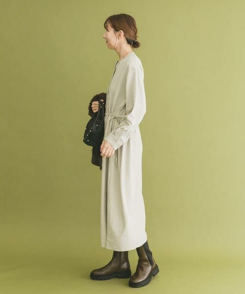 URBAN RESEARCH ITEMS / アーバンリサーチ アイテムズ ワンピース | 『イージーケア』ウエストギャザーロングスリーブワンピース | 詳細19