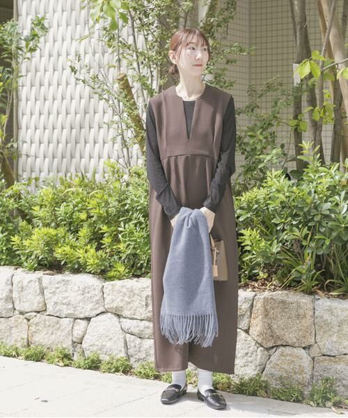 URBAN RESEARCH ITEMS / アーバンリサーチ アイテムズ ワンピース | 『イージーケア』インナーセットジャンパースカート | 詳細4