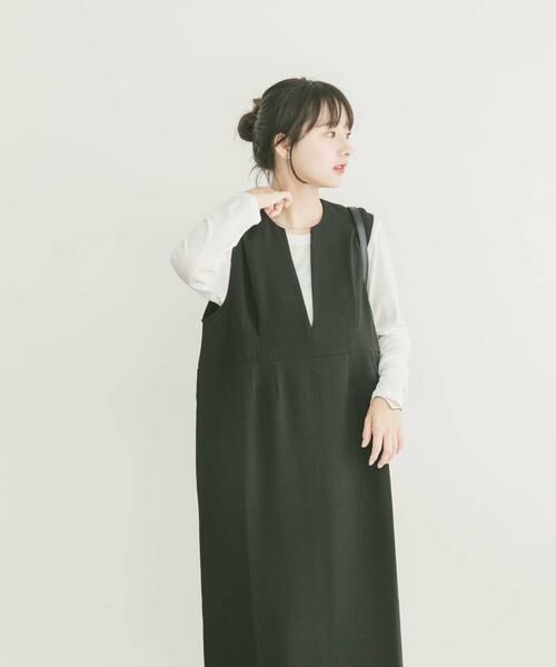 URBAN RESEARCH ITEMS / アーバンリサーチ アイテムズ ワンピース | 『イージーケア』インナーセットジャンパースカート | 詳細13