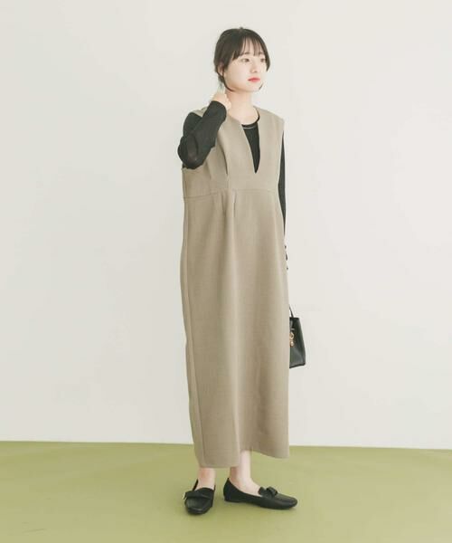 URBAN RESEARCH ITEMS / アーバンリサーチ アイテムズ ワンピース | 『イージーケア』インナーセットジャンパースカート | 詳細20