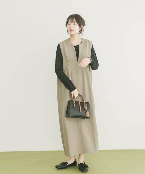 URBAN RESEARCH ITEMS / アーバンリサーチ アイテムズ ワンピース | 『イージーケア』インナーセットジャンパースカート | 詳細21