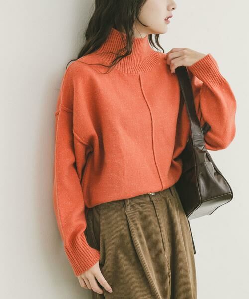 URBAN RESEARCH ITEMS / アーバンリサーチ アイテムズ ニット・セーター | 『洗濯可/毛玉防止』ハイネックワイドニット | 詳細2