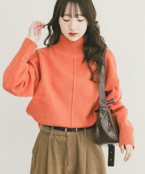 URBAN RESEARCH ITEMS / アーバンリサーチ アイテムズ ニット・セーター | 『洗濯可/毛玉防止』ハイネックワイドニット | 詳細4