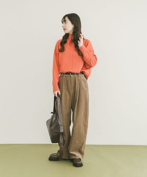 URBAN RESEARCH ITEMS / アーバンリサーチ アイテムズ ニット・セーター | 『洗濯可/毛玉防止』ハイネックワイドニット | 詳細6