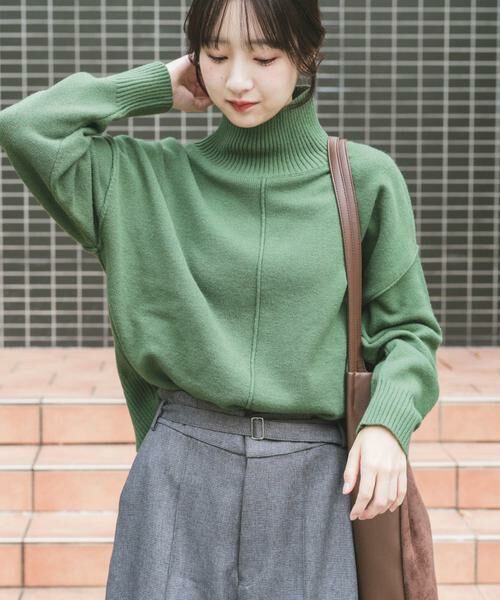 URBAN RESEARCH ITEMS / アーバンリサーチ アイテムズ ニット・セーター | 『洗濯可/毛玉防止』ハイネックワイドニット | 詳細11