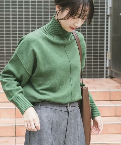 URBAN RESEARCH ITEMS / アーバンリサーチ アイテムズ ニット・セーター | 『洗濯可/毛玉防止』ハイネックワイドニット | 詳細12