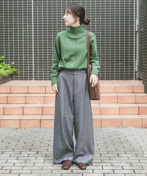 URBAN RESEARCH ITEMS / アーバンリサーチ アイテムズ ニット・セーター | 『洗濯可/毛玉防止』ハイネックワイドニット | 詳細14