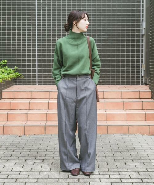 URBAN RESEARCH ITEMS / アーバンリサーチ アイテムズ ニット・セーター | 『洗濯可/毛玉防止』ハイネックワイドニット | 詳細15