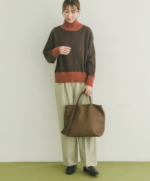 URBAN RESEARCH ITEMS / アーバンリサーチ アイテムズ ニット・セーター | 『洗濯可/毛玉防止』ハイネックワイドニット | 詳細21