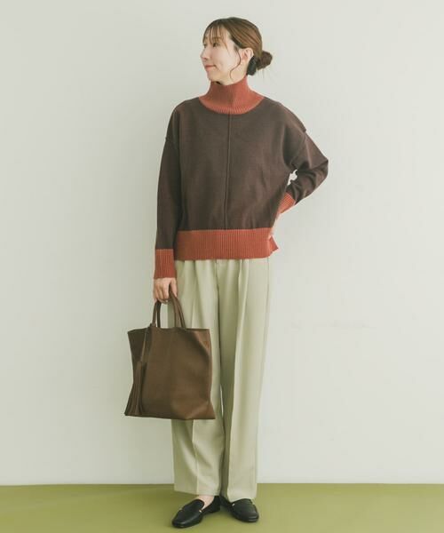 URBAN RESEARCH ITEMS / アーバンリサーチ アイテムズ ニット・セーター | 『洗濯可/毛玉防止』ハイネックワイドニット | 詳細22
