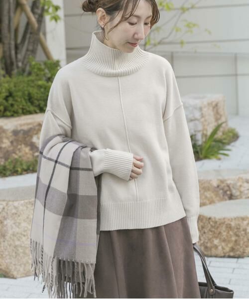 URBAN RESEARCH ITEMS / アーバンリサーチ アイテムズ ニット・セーター | 『洗濯可/毛玉防止』ハイネックワイドニット | 詳細26