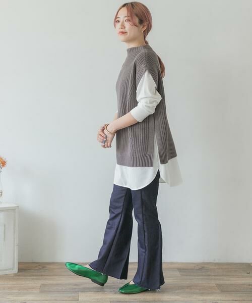 URBAN RESEARCH ITEMS / アーバンリサーチ アイテムズ デニムパンツ | フレアスリットデニム | 詳細20