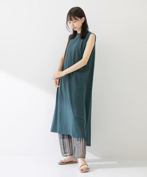URBAN RESEARCH ITEMS / アーバンリサーチ アイテムズ ワンピース | ノースリロングワンピース | 詳細1