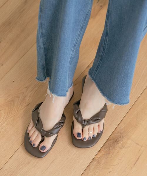 URBAN RESEARCH ITEMS / アーバンリサーチ アイテムズ サンダル | フェイクレザートングサンダル | 詳細4