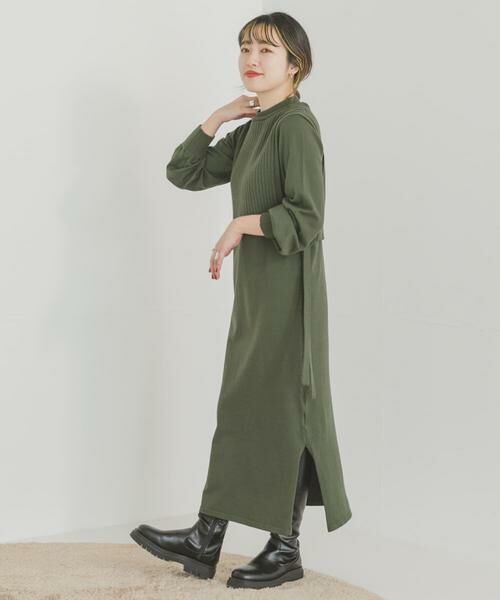 URBAN RESEARCH ITEMS / アーバンリサーチ アイテムズ ワンピース | リブベストセットワンピース | 詳細2