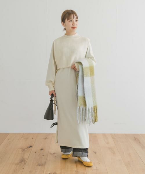 URBAN RESEARCH ITEMS / アーバンリサーチ アイテムズ ワンピース | リブベストセットワンピース | 詳細16