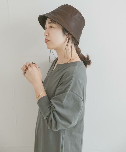 URBAN RESEARCH ITEMS / アーバンリサーチ アイテムズ ハット | フェイクレザーキリカエハット | 詳細1