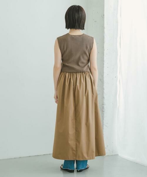 URBAN RESEARCH ITEMS / アーバンリサーチ アイテムズ ワンピース | リブニットドッキングワンピース | 詳細13