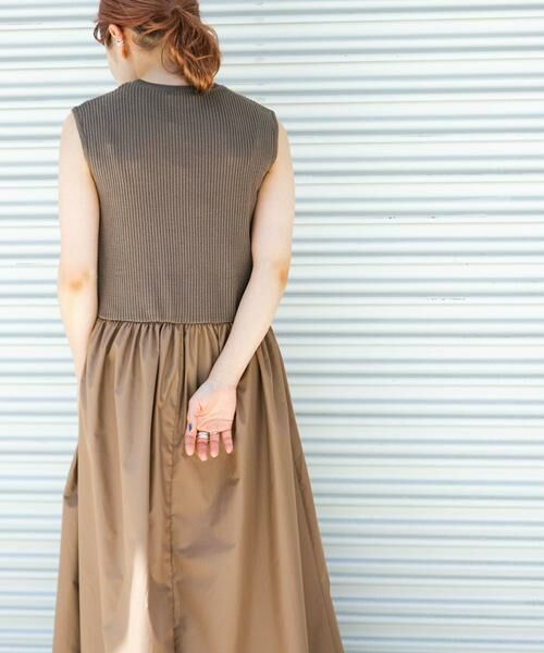 URBAN RESEARCH ITEMS / アーバンリサーチ アイテムズ ワンピース | リブニットドッキングワンピース | 詳細2