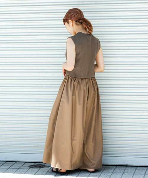 URBAN RESEARCH ITEMS / アーバンリサーチ アイテムズ ワンピース | リブニットドッキングワンピース | 詳細3