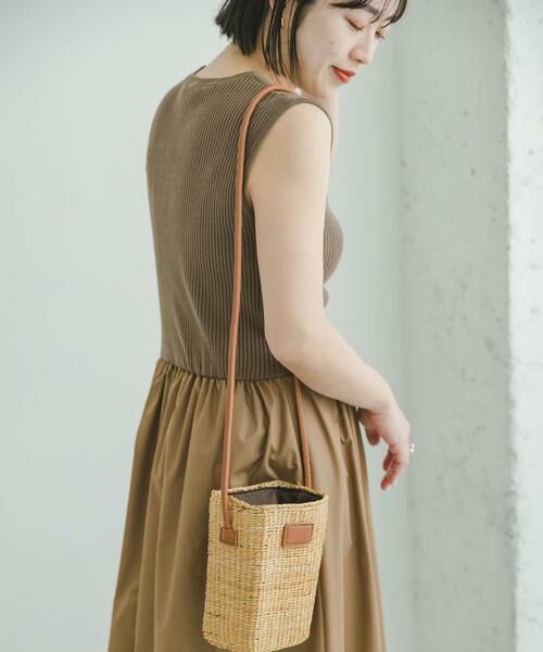 URBAN RESEARCH ITEMS / アーバンリサーチ アイテムズ ワンピース | リブニットドッキングワンピース | 詳細5