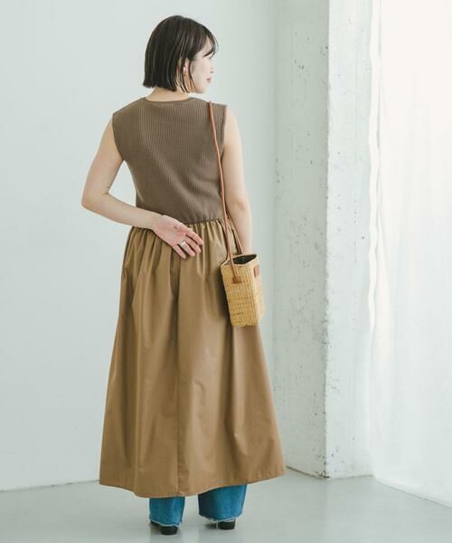 URBAN RESEARCH ITEMS / アーバンリサーチ アイテムズ ワンピース | リブニットドッキングワンピース | 詳細9