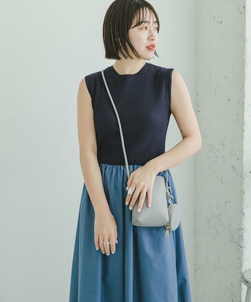 URBAN RESEARCH ITEMS / アーバンリサーチ アイテムズ ワンピース | リブニットドッキングワンピース | 詳細17