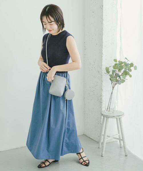 URBAN RESEARCH ITEMS / アーバンリサーチ アイテムズ ワンピース | リブニットドッキングワンピース | 詳細19