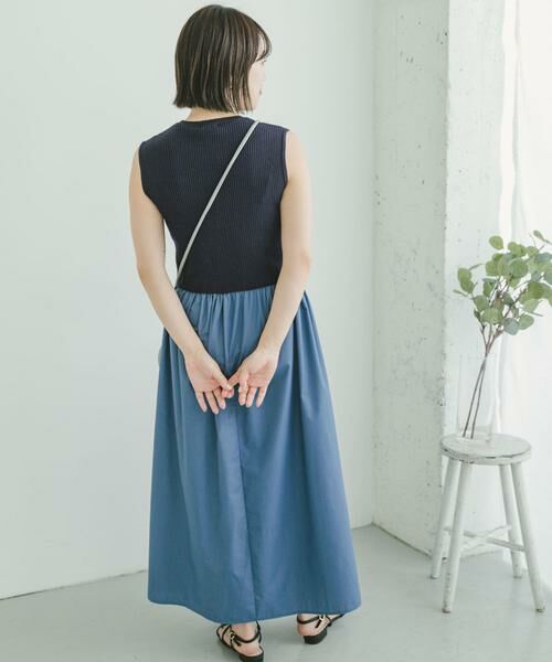 URBAN RESEARCH ITEMS / アーバンリサーチ アイテムズ ワンピース | リブニットドッキングワンピース | 詳細20